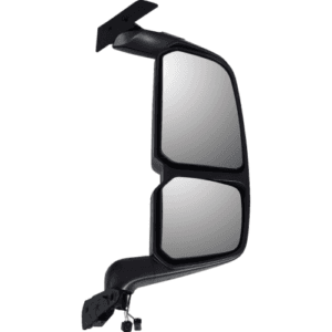 Complete rechterbuitenspiegel voor IVECO vrachtwagens, modelnummer 5802985715, inclusief spiegelglas en behuizing.